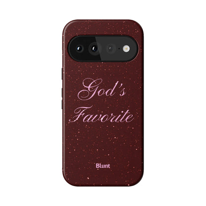 Gods Favorite Burgundy Pixel Case - Blunt Cases