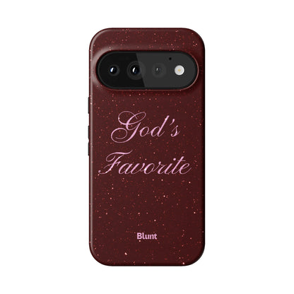 Gods Favorite Burgundy Pixel Case - Blunt Cases