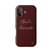 Gods Favorite Burgundy Statement iPhone Case
