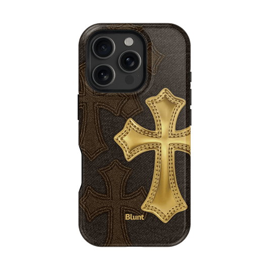 Gold Cross iPhone Case - Blunt Cases