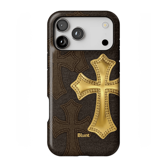 Gold Cross iPhone Case - Blunt Cases