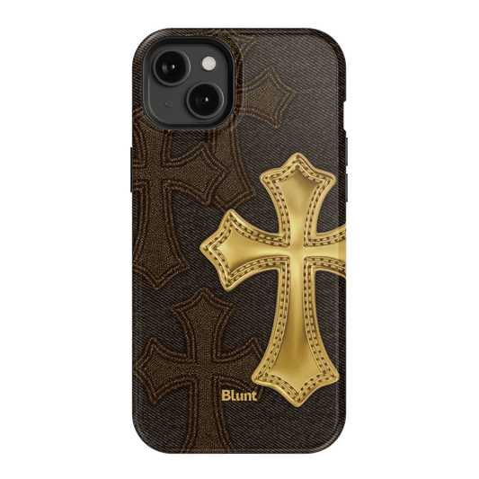 Gold Cross iPhone Case - Blunt Cases