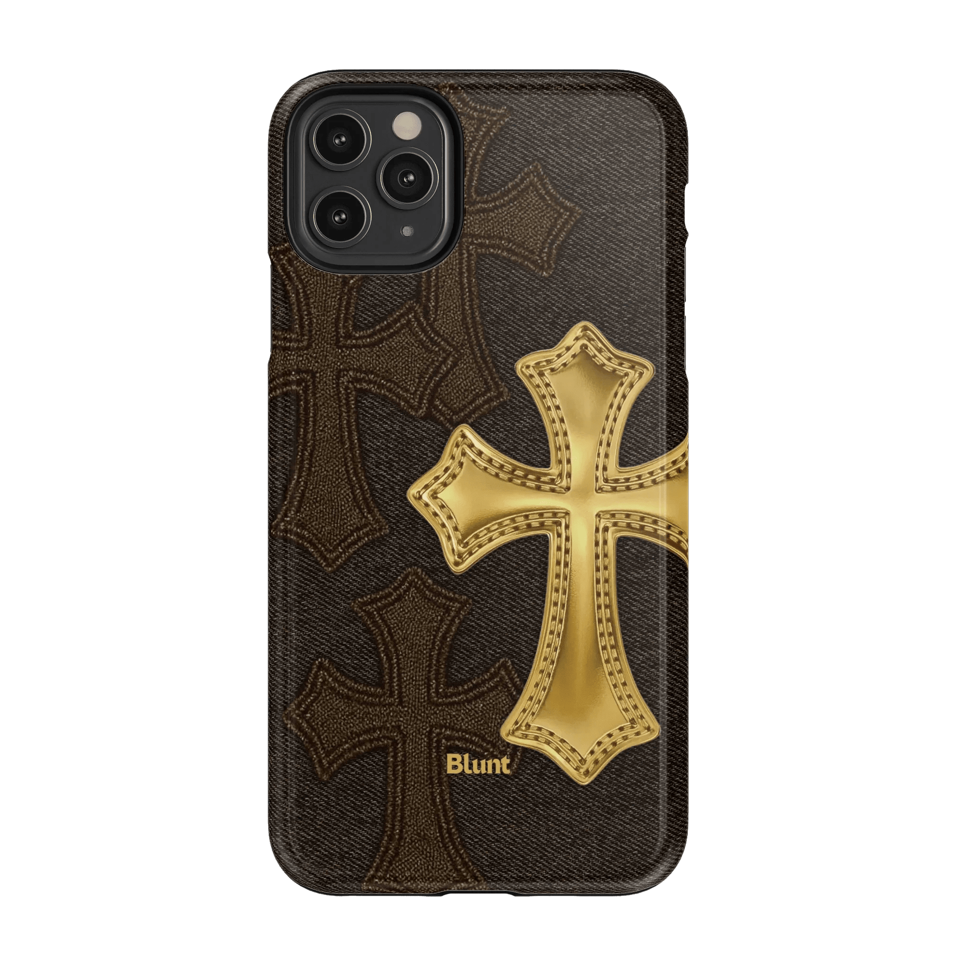 Gold Cross iPhone Case - Blunt Cases