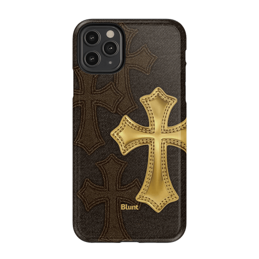 Gold Cross iPhone Case - Blunt Cases