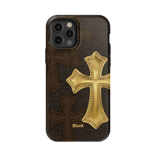 Gold Cross iPhone Case - Blunt Cases