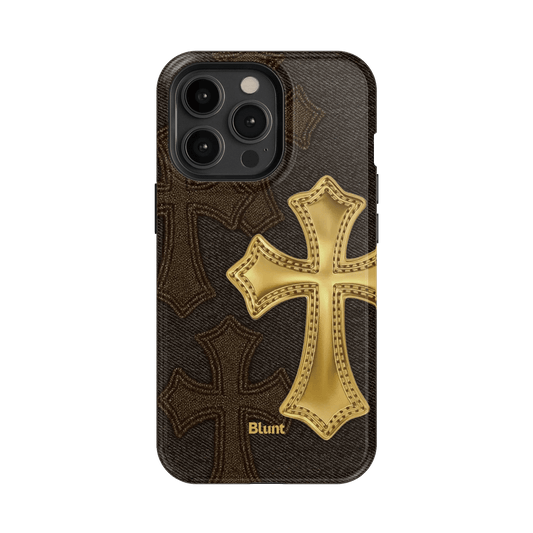 Gold Cross iPhone Case - Blunt Cases