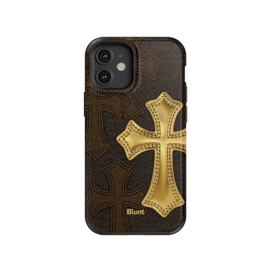 Gold Cross iPhone Case - Blunt Cases
