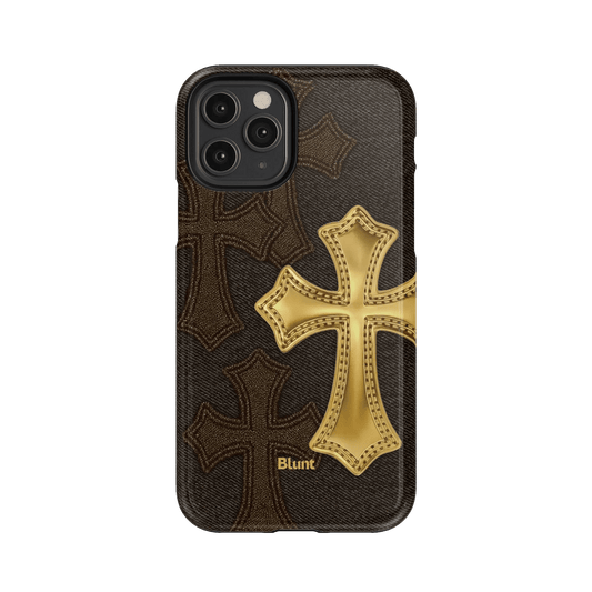 Gold Cross iPhone Case - Blunt Cases