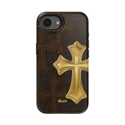 Gold Cross iPhone Case - Blunt Cases