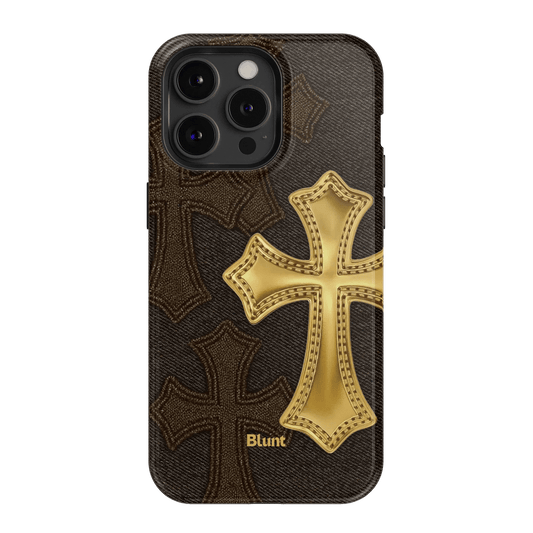 Gold Cross iPhone Case - Blunt Cases