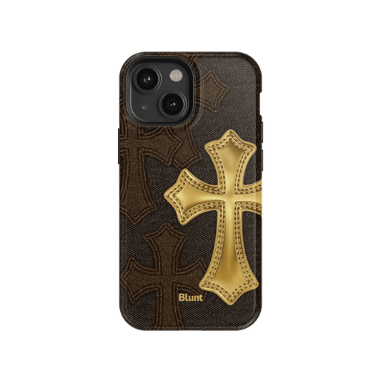 Gold Cross iPhone Case - Blunt Cases
