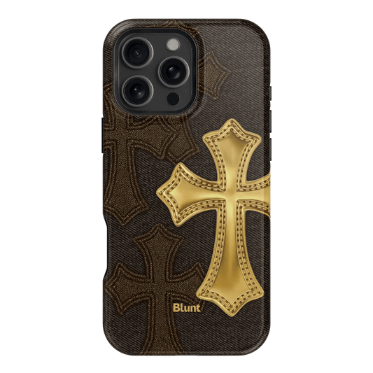 Gold Cross iPhone Case - Blunt Cases