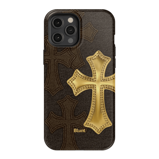 Gold Cross iPhone Case - Blunt Cases