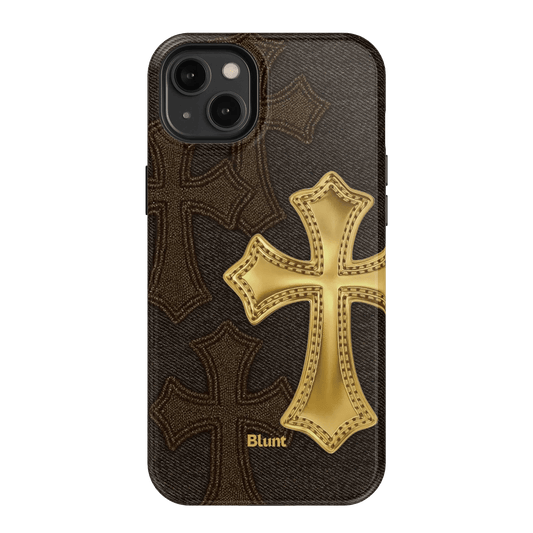 Gold Cross iPhone Case - Blunt Cases