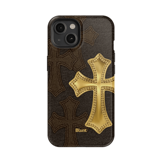 Gold Cross iPhone Case - Blunt Cases