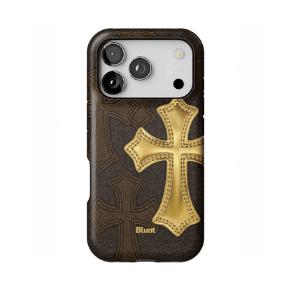 Gold Cross iPhone Case - Blunt Cases