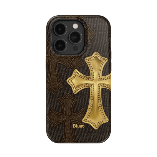 Gold Cross iPhone Case - Blunt Cases