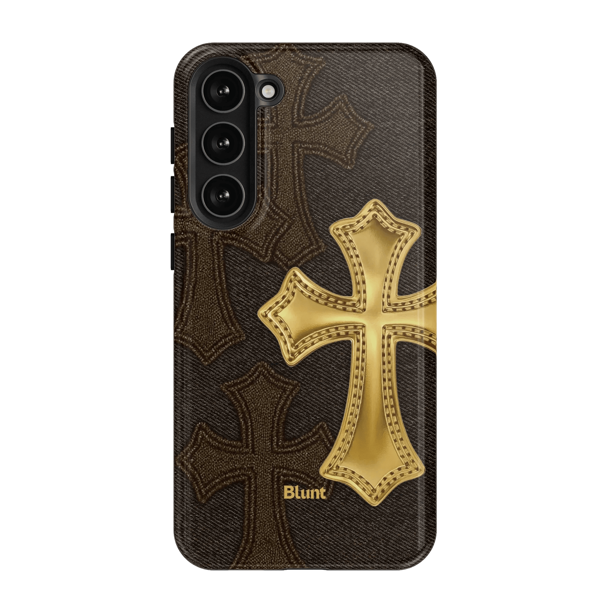 Gold Cross Samsung Case - Blunt Cases