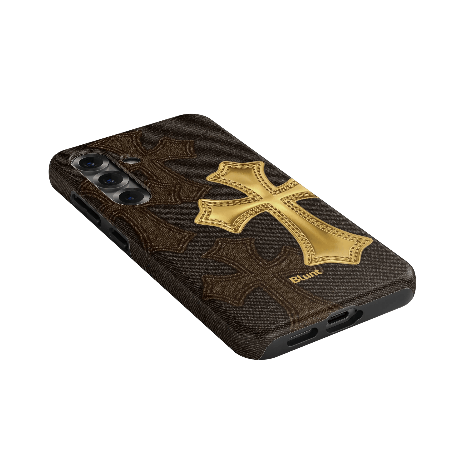 Gold Cross Samsung Case - Blunt Cases