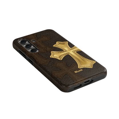 Gold Cross Samsung Case - Blunt Cases