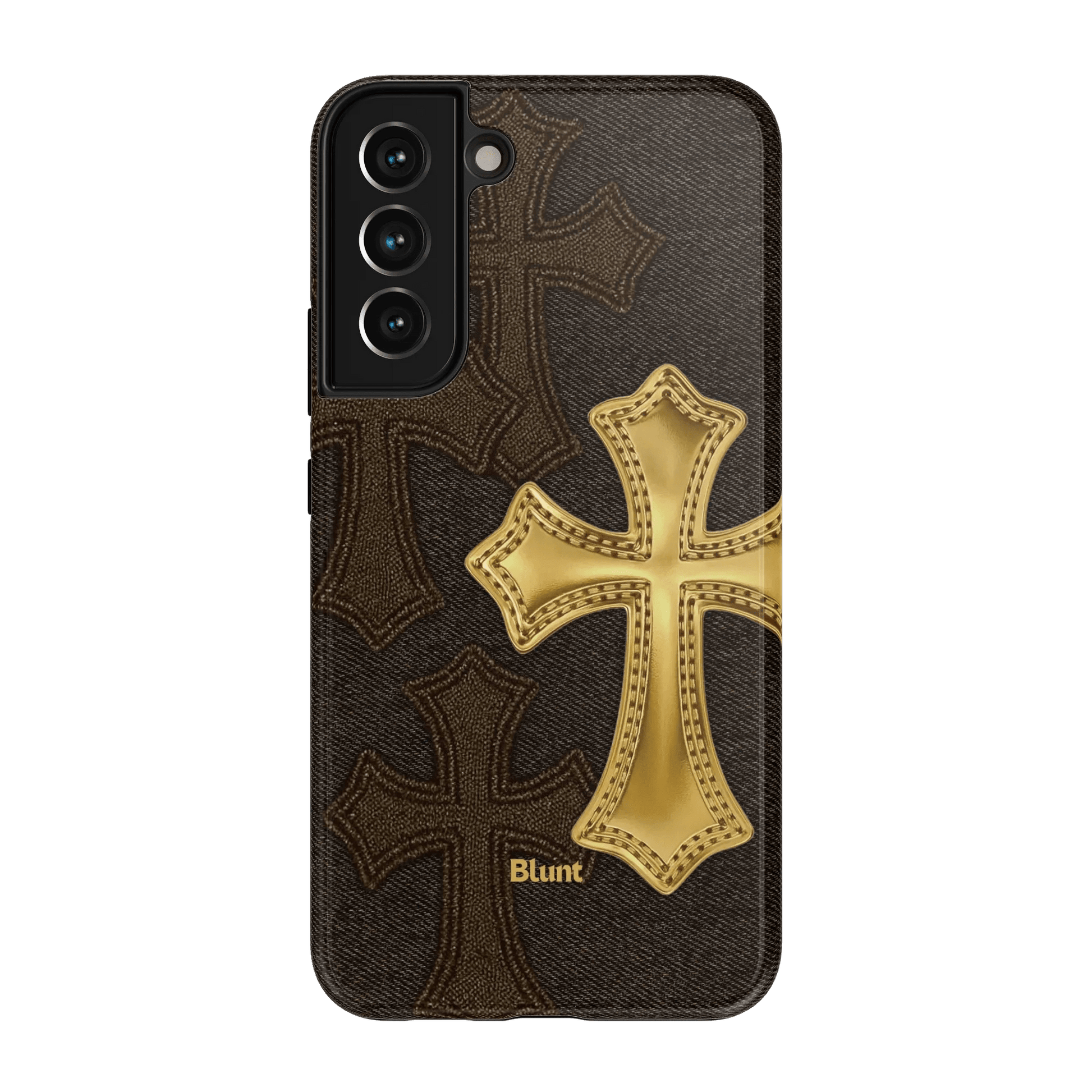 Gold Cross Samsung Case - Blunt Cases