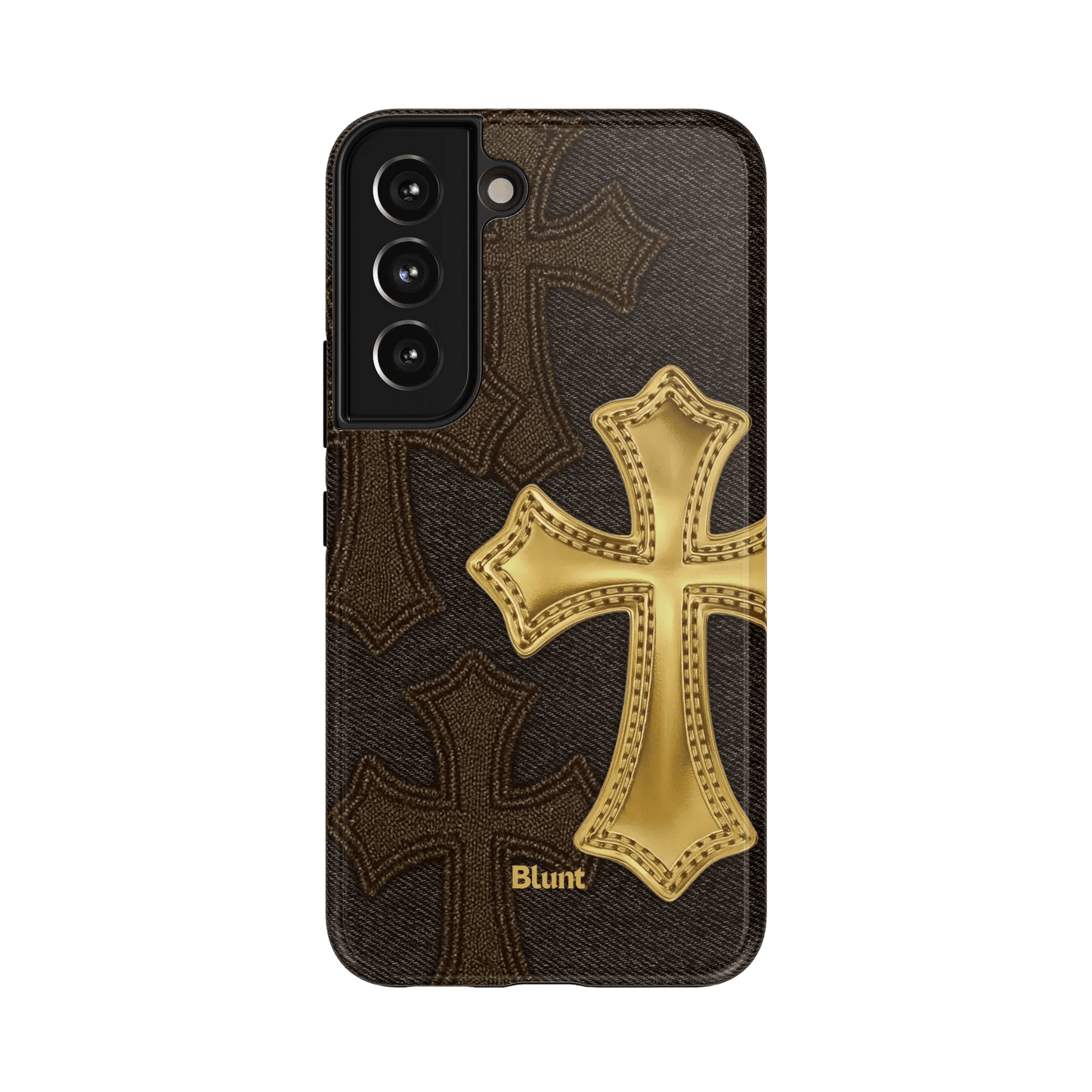 Gold Cross Samsung Case - Blunt Cases