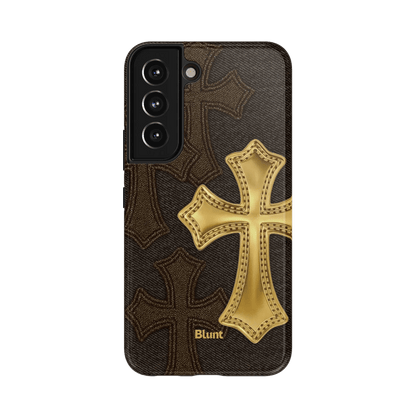 Gold Cross Samsung Case - Blunt Cases