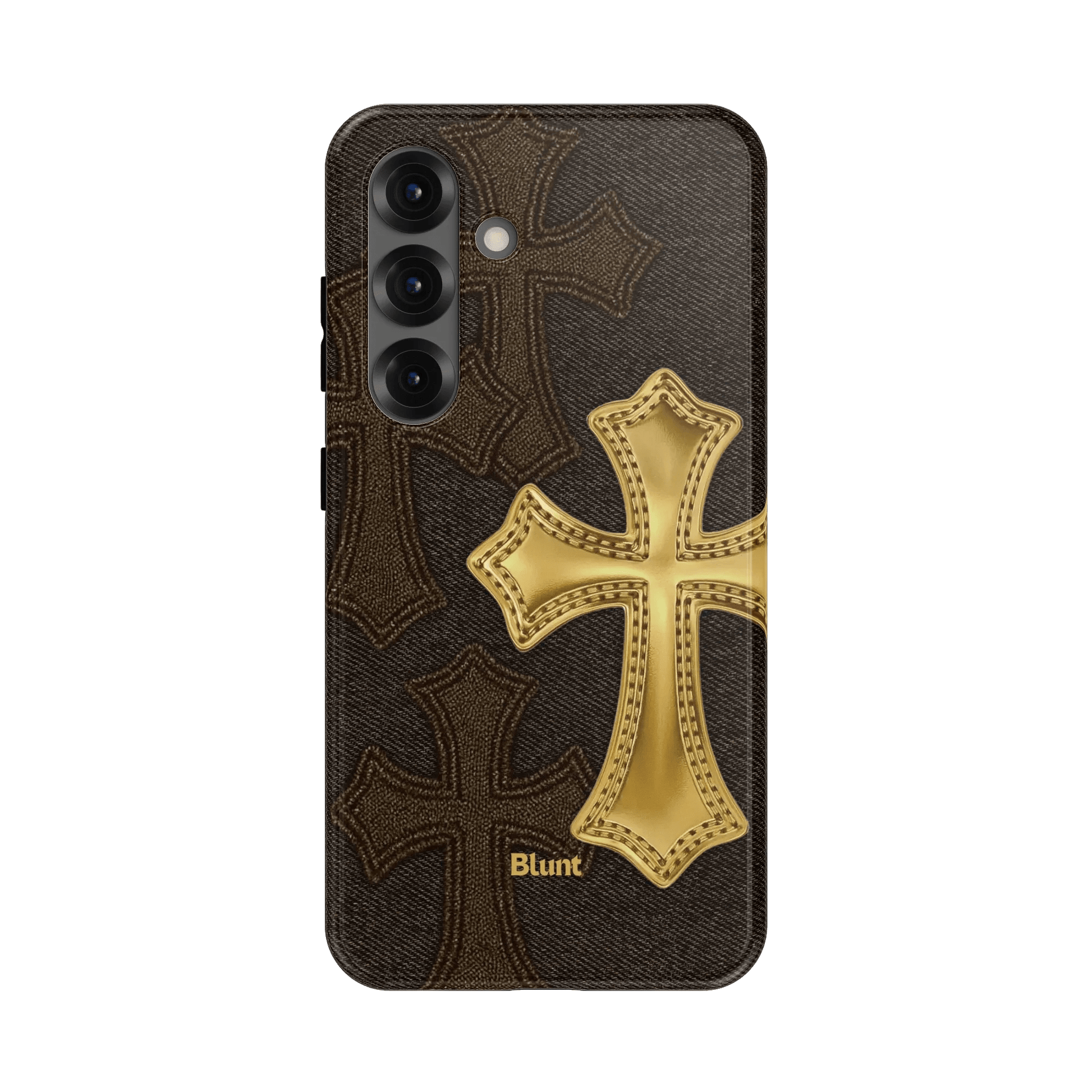Gold Cross Samsung Case - Blunt Cases