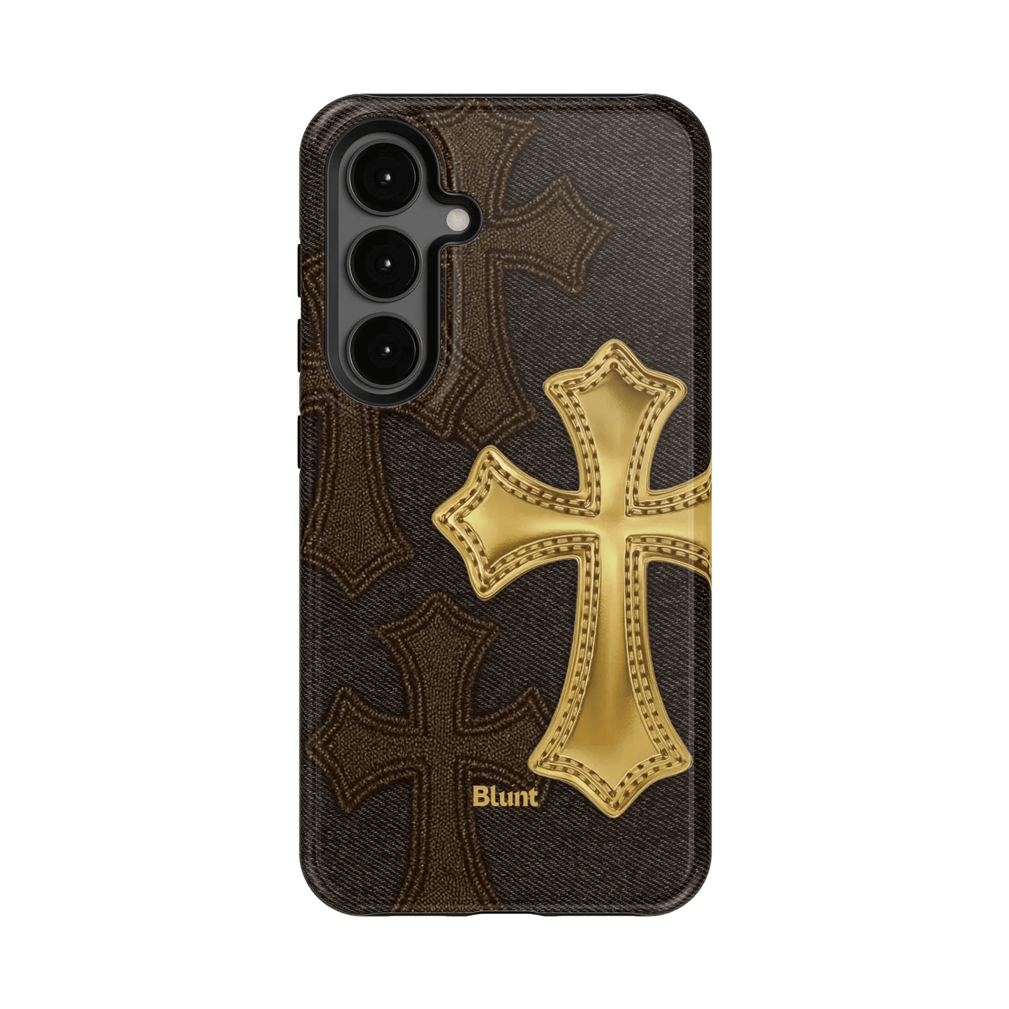 Gold Cross Samsung Case - Blunt Cases