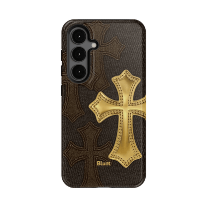 Gold Cross Samsung Case - Blunt Cases