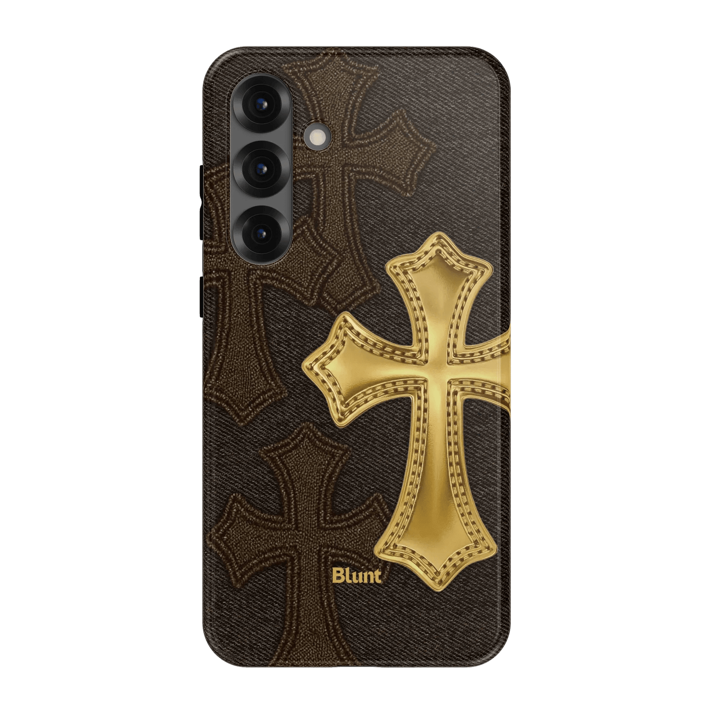 Gold Cross Samsung Case - Blunt Cases