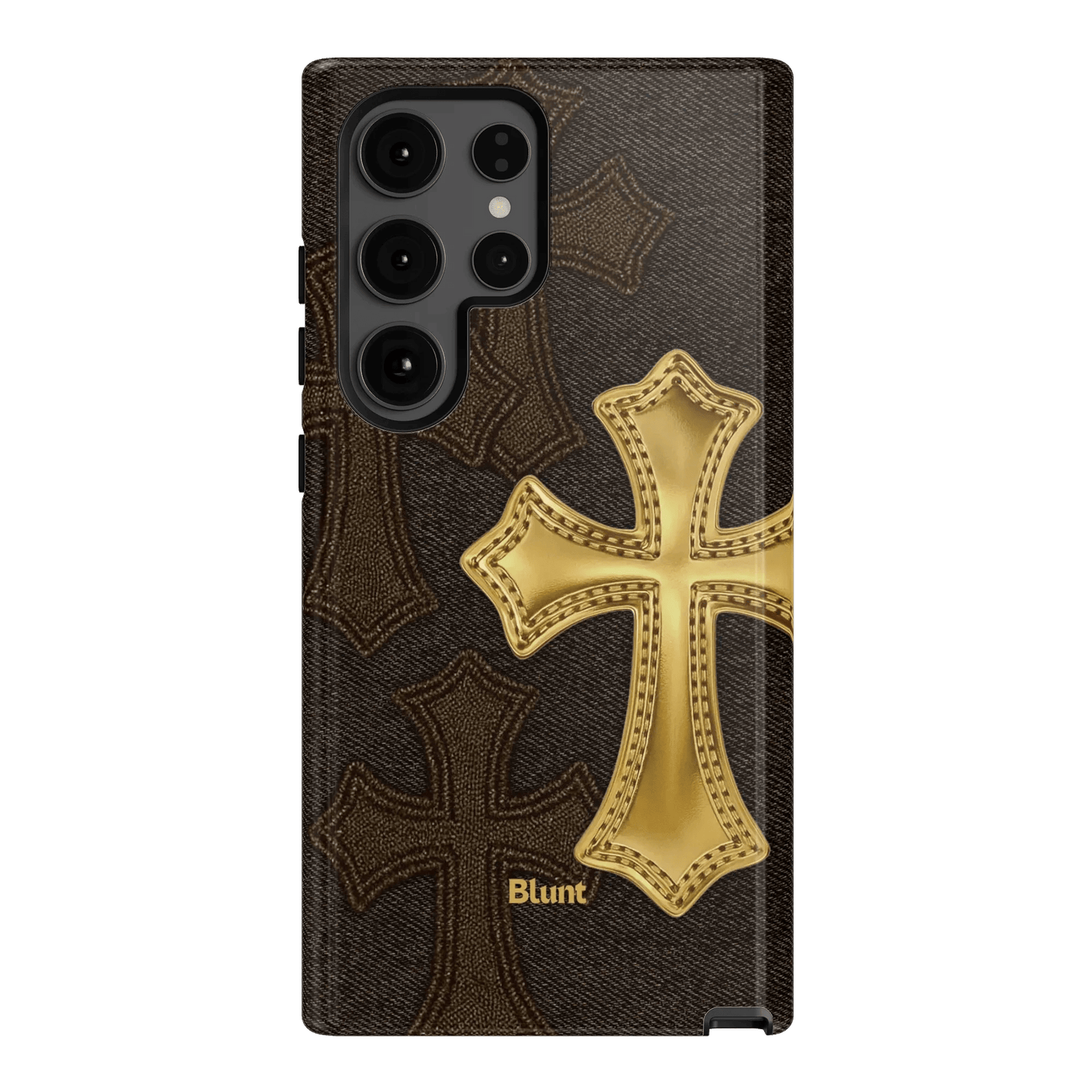 Gold Cross Samsung Case - Blunt Cases