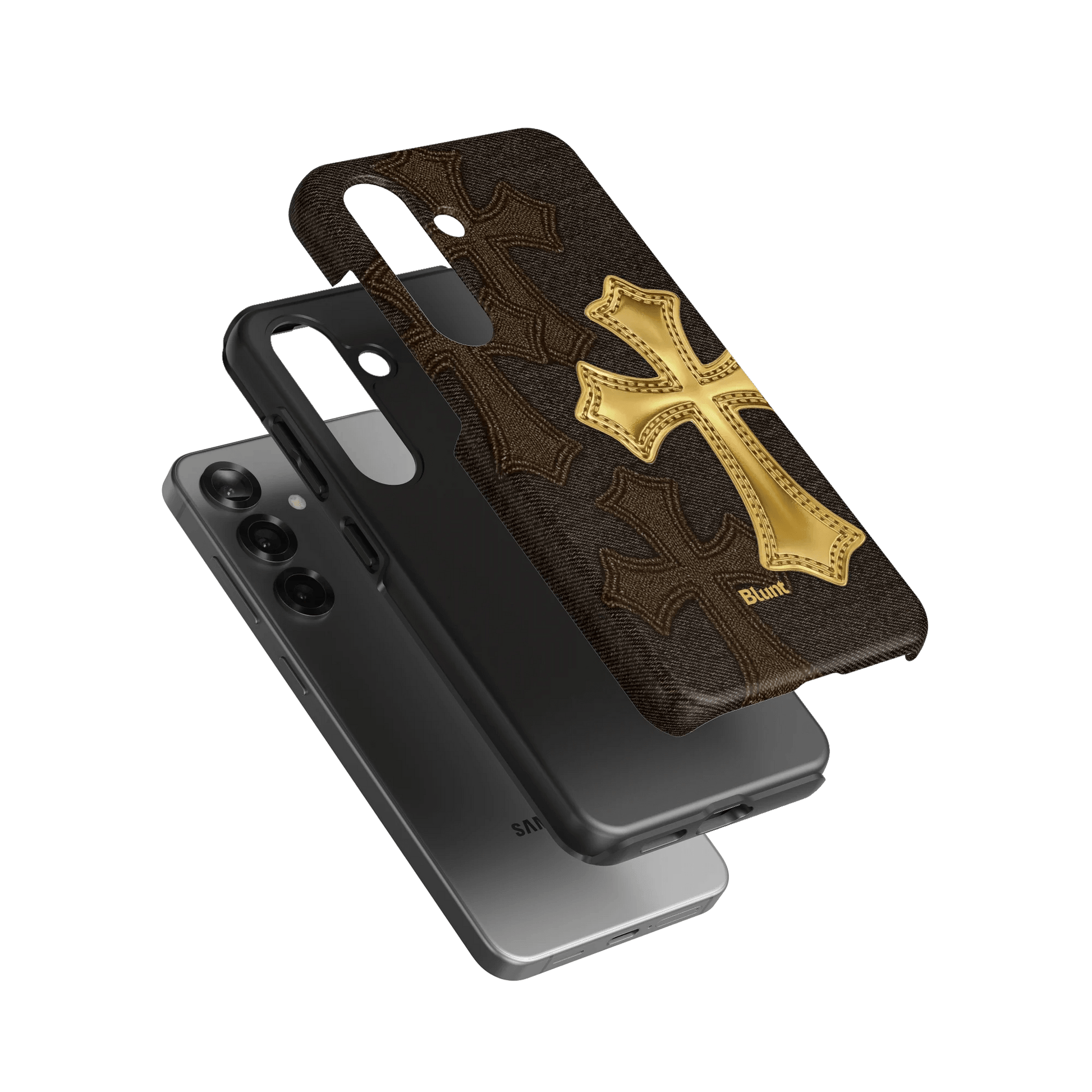 Gold Cross Samsung Case - Blunt Cases