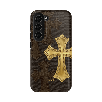 Gold Cross Samsung Case - Blunt Cases