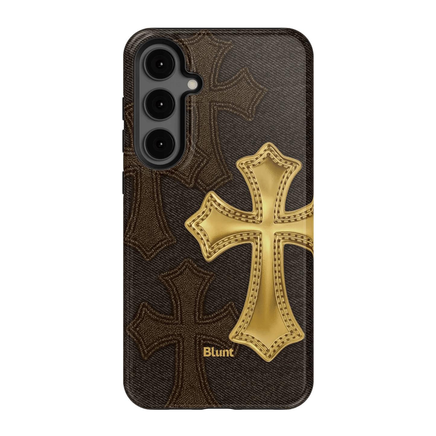 Gold Cross Samsung Case - Blunt Cases