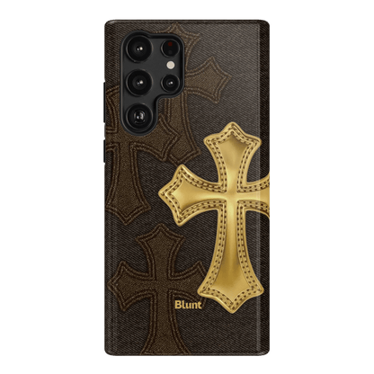 Gold Cross Samsung Case - Blunt Cases