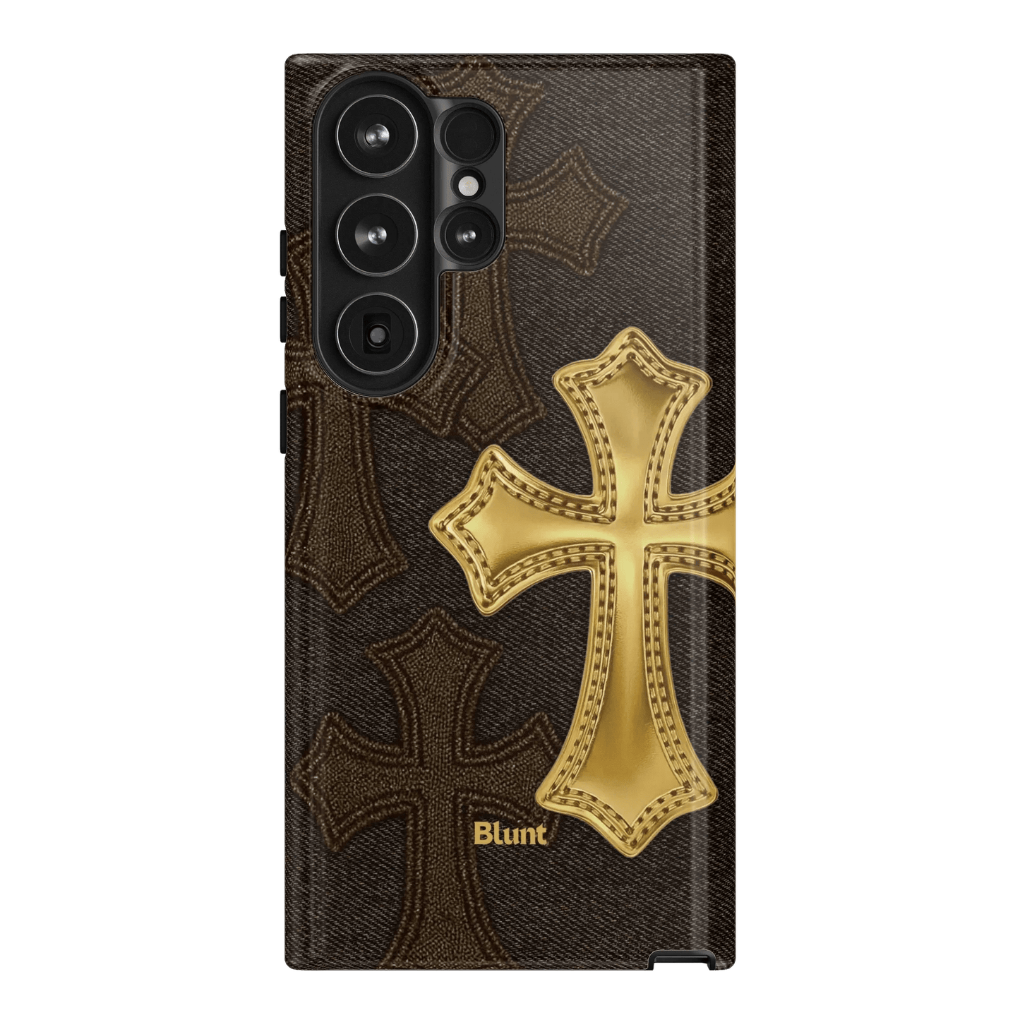 Gold Cross Samsung Case - Blunt Cases