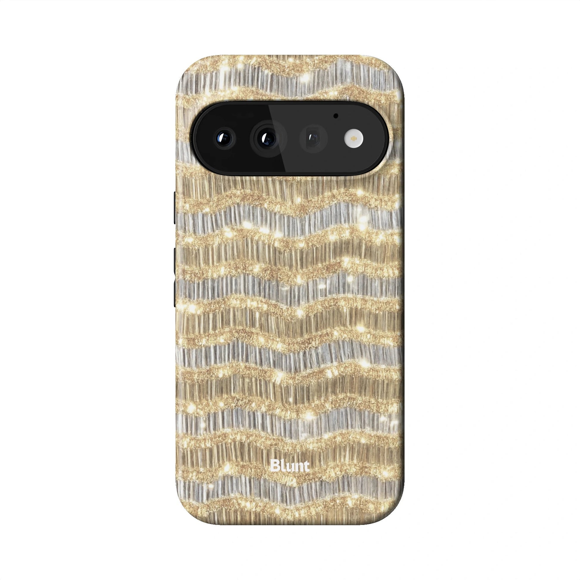 Golden Gleam Pixel Case - Blunt Cases