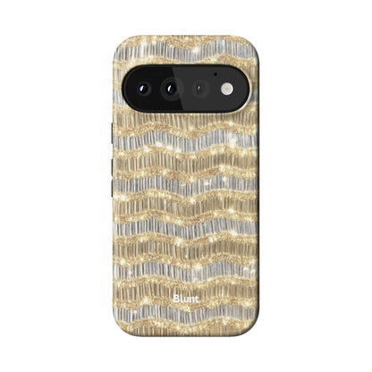 Golden Gleam Pixel Case - Blunt Cases
