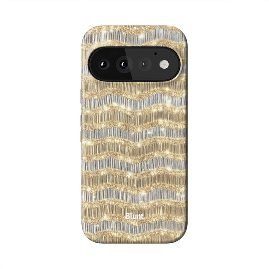 Golden Gleam Pixel Case - Blunt Cases