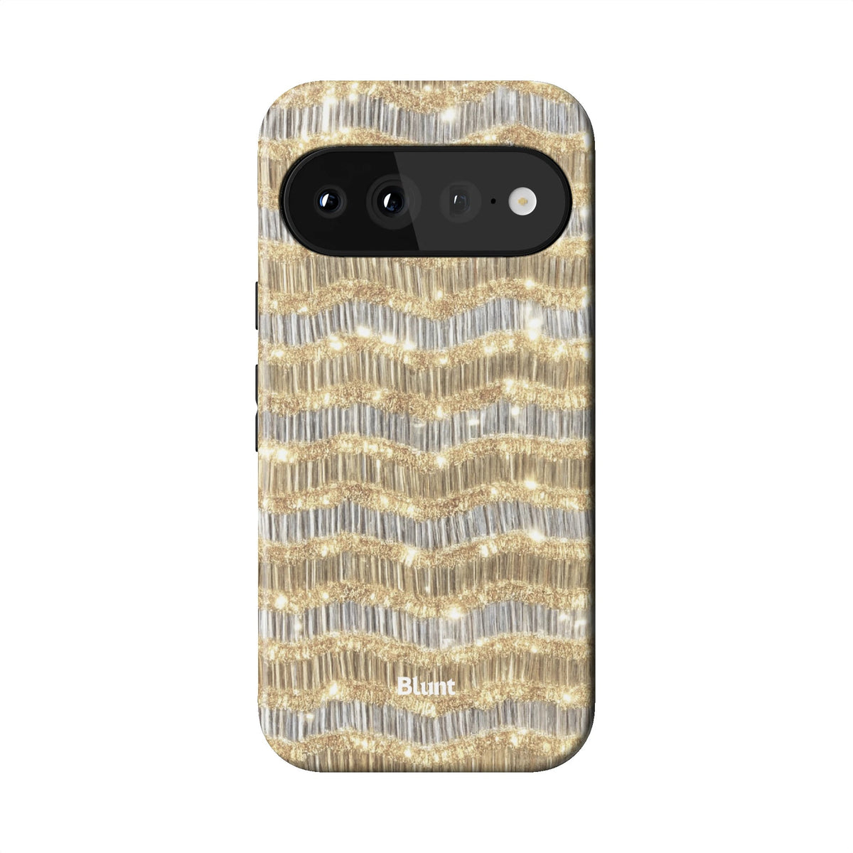 Golden Gleam Pixel Case - Blunt Cases