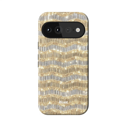 Golden Gleam Pixel Case - Blunt Cases