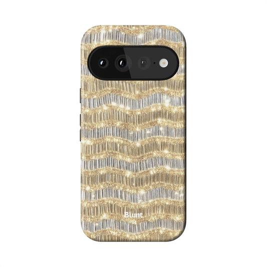 Golden Gleam Pixel Case - Blunt Cases