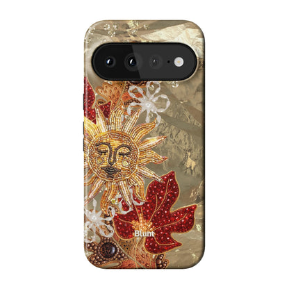 Golden Solstice Pixel Case - Blunt Cases