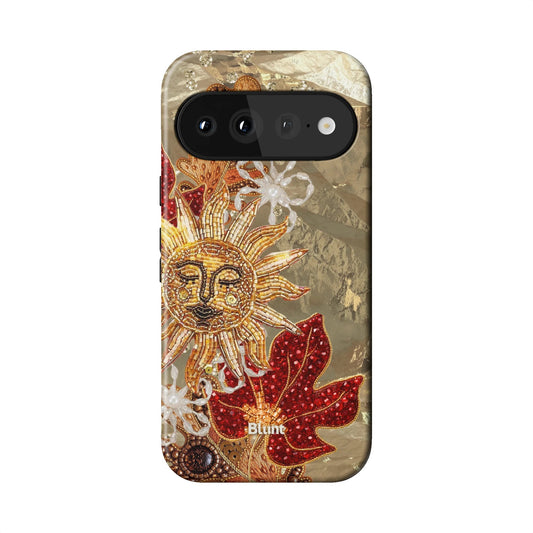 Golden Solstice Pixel Case - Blunt Cases