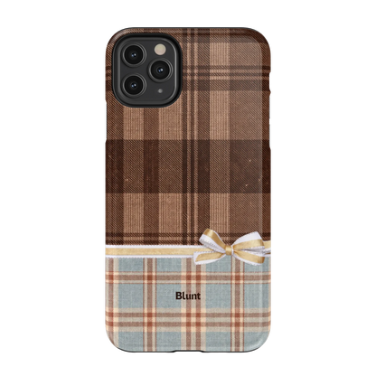 Mocha-Plaid-iphone-case-iPhone 11 Pro Max-1