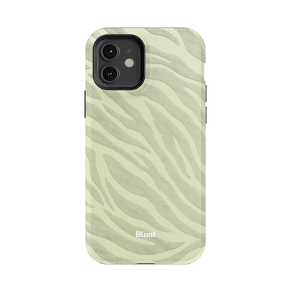 Sage Zebra iPhone Case