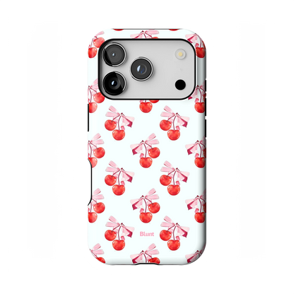 White Cherry iPhone Case