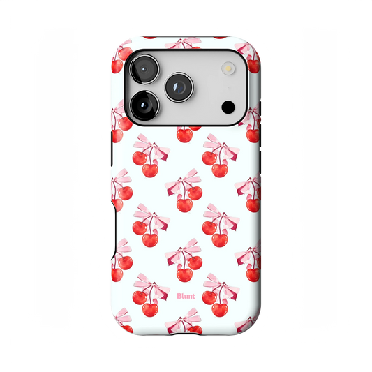 White Cherry iPhone Case
