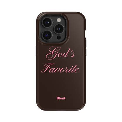Gods Favorite Brown iPhone Case